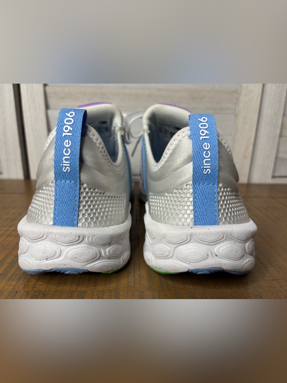 New Balance Fresh Foam X Cruz v3 Artisan Pack White Blue Women 8.5 VGUC - Picture 5 of 16